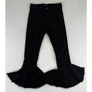 Citizens of Humanity Drew Flounce High Rise Jeans Black 16748-357 Womens Size 26